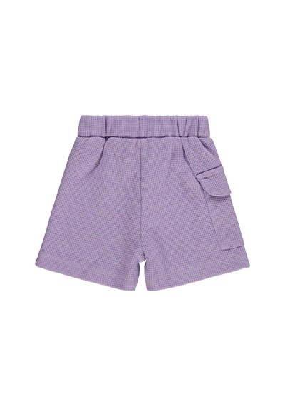 Civil Baby Kız Bebek Düz Cepli 6-18 Ay Şort - Lila