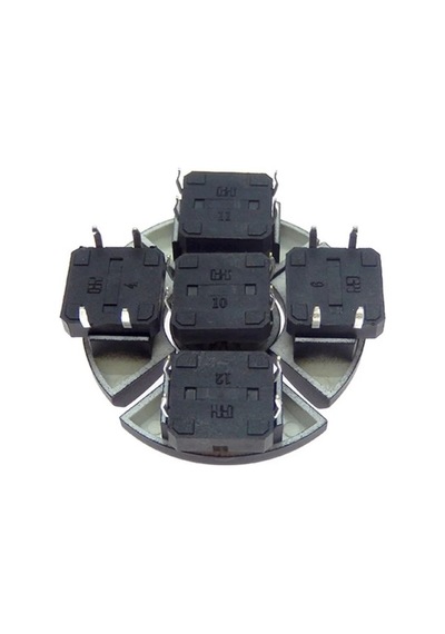 Devremarkt 4 Yön Ok 12x12mm Buton 1 Set Navigasyon 5 Buton 5 Başlık 4 Yön Tamam Anahtar Tuş Takımı Kumanda