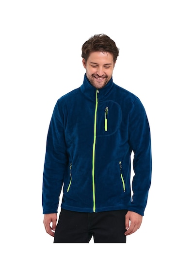 Genius Store Genıus Store Erkek Polar Tam Fermuarlı 3 Cepli Outdoor Polar Ceket Tactical Flecee Polar-gns İndigo