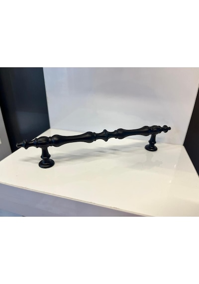 Ada Metal Kulp 128mm Mat Siyah Dolap Kapak Modern Tv Ünite Çekmece Mobilya Komidin Vestiyer Mat Siyah