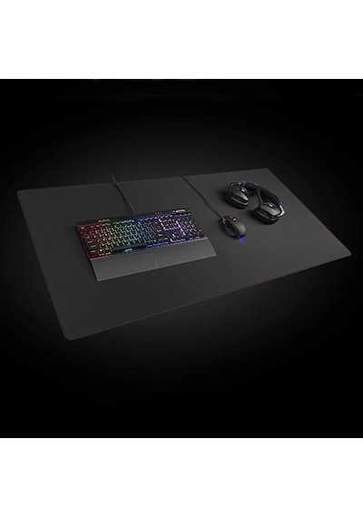 Klasse Pro Black Edition - Dikişli Kenar 70x30, 90x40, 100x50 Ve 120x60 Cm Oyuncu Gaming Mouse Pad Siyah, 120x60 Cm