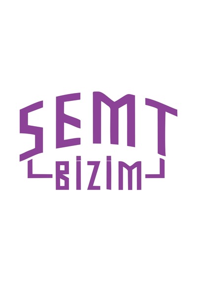 Semt Bizim Araba Sticker 17x17 Cm Mor
