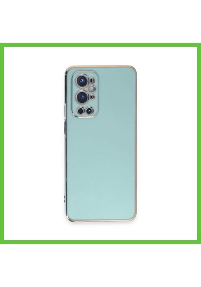Bezos One Plus 9 Pro Kılıf Volet Silikon - Açık Yeşil Dmc