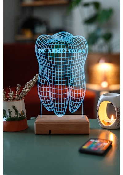 Diş Doktorlarına Özel 3D Led Lamba