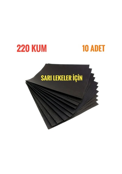 Kağıt Su Zımparası 220 Kum 10 Adet