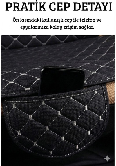 Terletmez Cepli Oto Koltuk Minder Seti Kolay Montaj Universal Koruyucu Kılıf Kumaş Gümüş