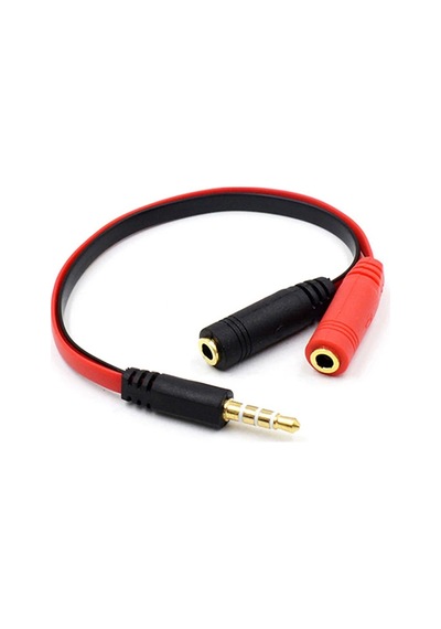 Kulaklık Mikrofon Birleştirici Kablo Aparat 3.5mm