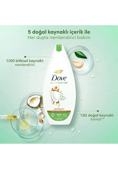 Care By Nature Nemlendirici Duş Jeli Hindistan Cevizi Yağı Ve Badem Özü Yenileyici 500 Ml Diğer
