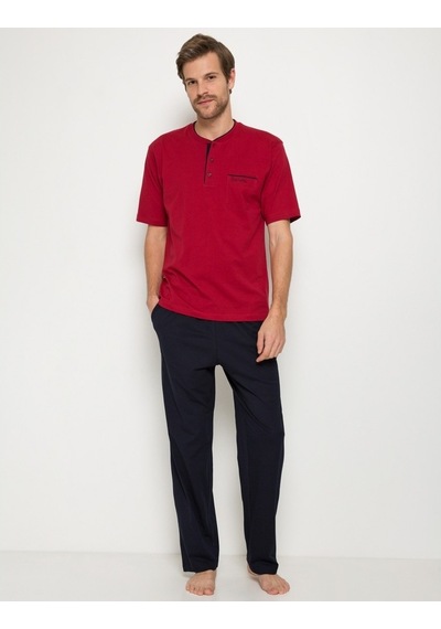 Pierre Cardin Bay Penye Pijama Şort Takım 3 Parça 5370