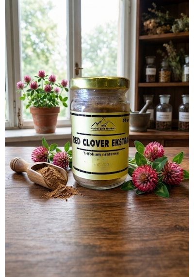 Nurbal Şifa Red Clover Ekstrak Toz 50 G