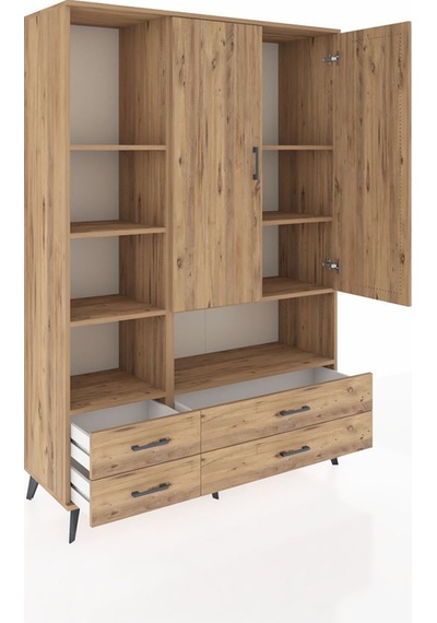 Hyperion Dolap 8 Raflı 4 Çekmeceli 2 Kapaklı 132x44x195 Çam-çam/çam Atlas Çam/atlas Çam - Atlas Çam Hyperion Dolap 8 Raflı 4 Çekmeceli 2 Kapaklı 132x44x195 Çam-çam/çam Atlas Çam/atlas Çam - Atlas Çam