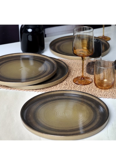 Keramika Vintage Vibe Stackable Servis Tabağı 27 Cm 6 Adet 21781