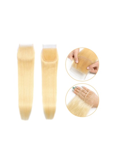 Peruk Tepesi Platin Renk Closure 16inch