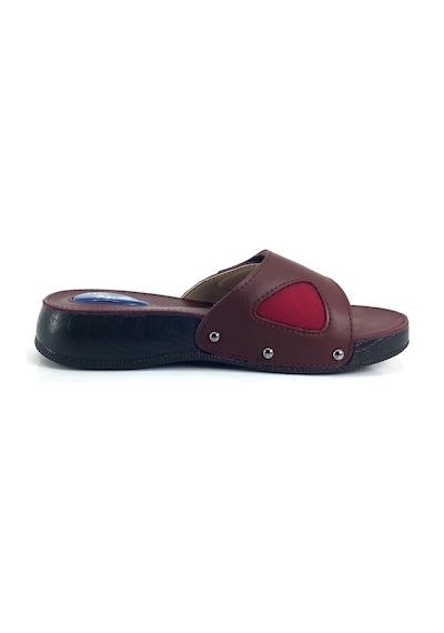 Icemen 02 25yt Kadın Anatomik Günlük Terlik Bordo Bordo