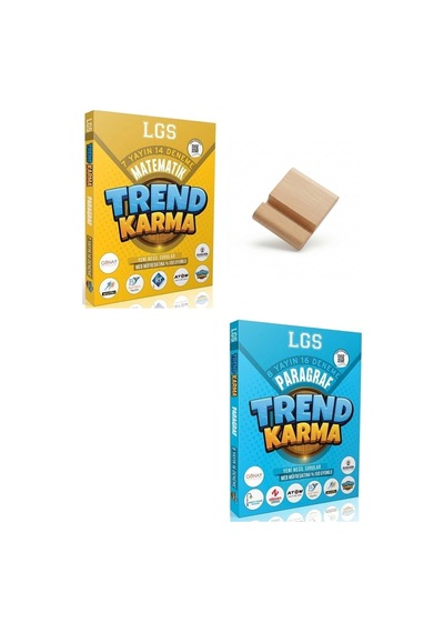 Trend Karma Lgs 8. Sınıf Matematik Ve Paragraf Yayın Deneme + Telefon Standı