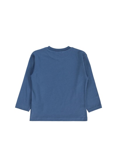 Silversun Kids Silversun Timsah Baskılı 2-7 Yaş Sweatshirt - Mavi İndigo