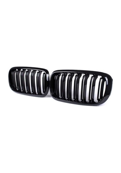Bmw X5 X6 F15 Mx5 Böbrek Ön Panjur Seti Pianoblack 2012 / 2019