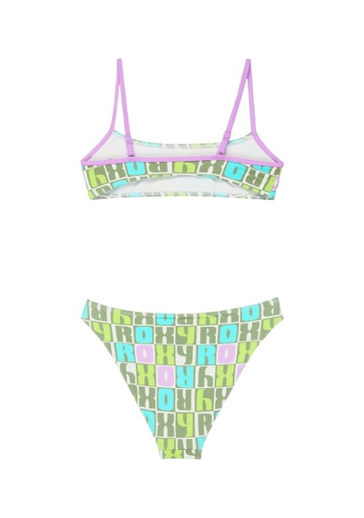 Roxy Roxy Letter Up Kız Çocuk Bikini Gld8 Çok Renkli