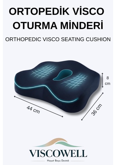Ortopedik Visco Oturma Minderi Oturma Simidi Minderi Kuyruk Sokumu Koltuk Yastığı Çok Renkli Ortopedik Visco Oturma Minderi Oturma Simidi Minderi Kuyruk Sokumu Koltuk Yastığı Çok Renkli