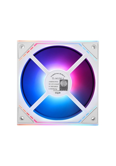 Thermalright Tl-m12w-s Beyaz Argb 120mm 3 Lü Kasa Fanı