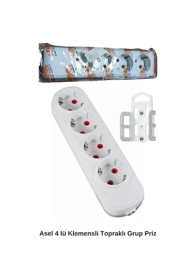 Asel Asl-100 0109 4'lü Topraklı Klemens - Hrd-010864