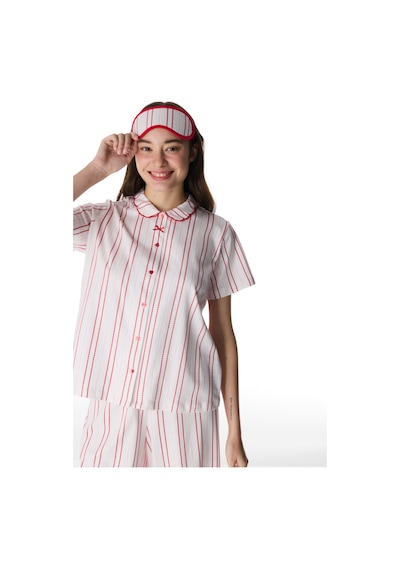 Penti Kırmızı Rosy Stripes Uyku Gözlügü