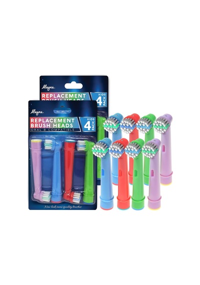 Tr Oral B Braun Elektrikli Diş Fırçası İçin Yedek Diş Fırçası Başlıkları - 8 Paket Çocuk Renkli Fırça Ba