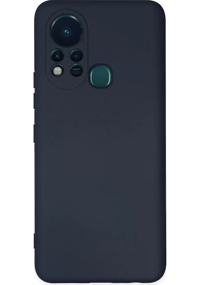 Newface İnfinix Hot 11s Kılıf Nano İçi Kadife Silikon - Lacivert