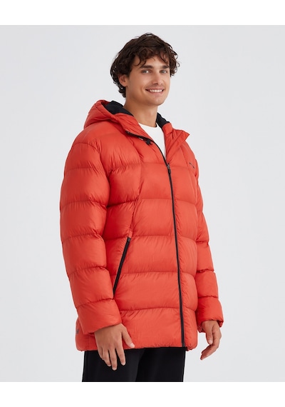 Skechers M Outerwear Padded Jacket Erkek Turuncu Mont S232031-700 Turuncu