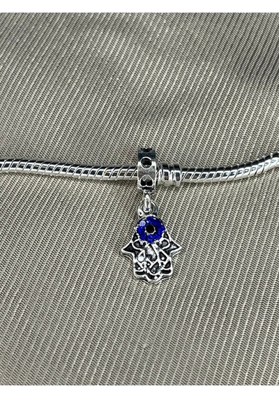 Hamsa Charm Gümüş Kaplama