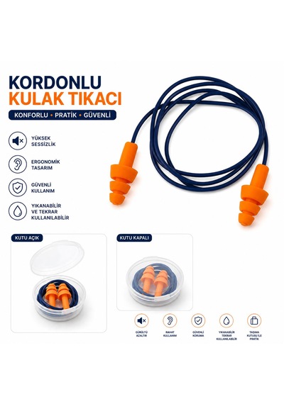 Ipli Kutulu Kulak Tıkacı 3 Adet