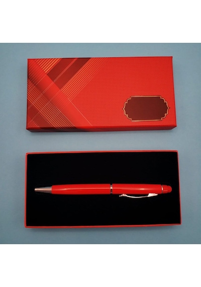 Kırmızı Tükenmez Kalem Touchpen Evimdeyokyok