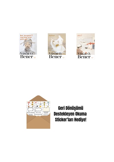 Bay Muannit Sahtegi'nin Notları + Kapan + Dost + Okuma Sticker'ları