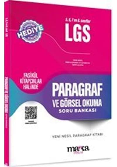 LGS Paragraf ve Görsel Okuma Soru Bankası- Marka Yayınları