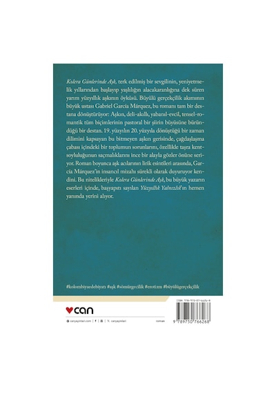Kolera Günlerinde Aşk / Gabriel García Márquez / 9789750766268
