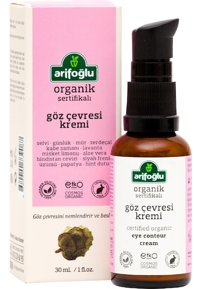 Arifoğlu Organik Göz Çevresi Bakım Kremi 30 ML
