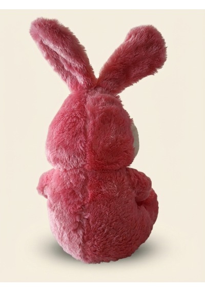 Peluş Pullu Tavşan-50 Cm Koyu Pembe