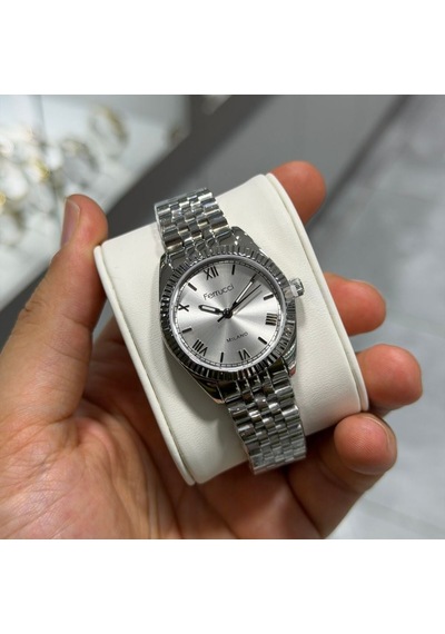 Ferrucci Fer.03711m.01 Çelik Kordon Kadın Kol Saati Metalik Gri