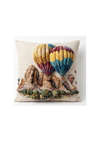 Kapadokya Balon Desenli Punch Nakış Görünümlü Dijital Baskılı Kırlent Kılıfı 43x43 Cm Fermuarlı Çok Renkli Çok Renkli Kapadokya Balon Desenli Punch Nakış Görünümlü Dijital Baskılı Kırlent Kılıfı 43x43 Cm Fermuarlı Çok Renkli Çok Renkli