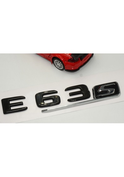 E 63S Bagaj Parlak Siyah ABS 3M 3D Yazı Logo