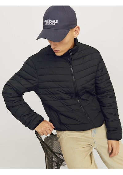 Jack & Jones 12256985 Erkek  Siyah Mont & Kaban