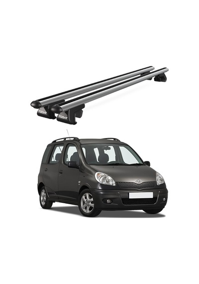 Venüs Toyota Yaris Verso 1999-2005 Uyumlu Gri Ara Atkı Port Bagaj Tavan Barı