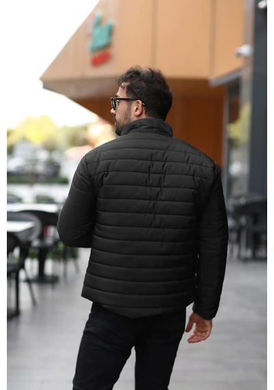 Zuqa Store Siyah Şişme Mont Siyahdf Siyahdf