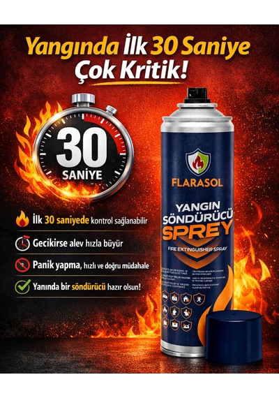 Flarasol Yangın Söndürücü Sprey 1000 Ml