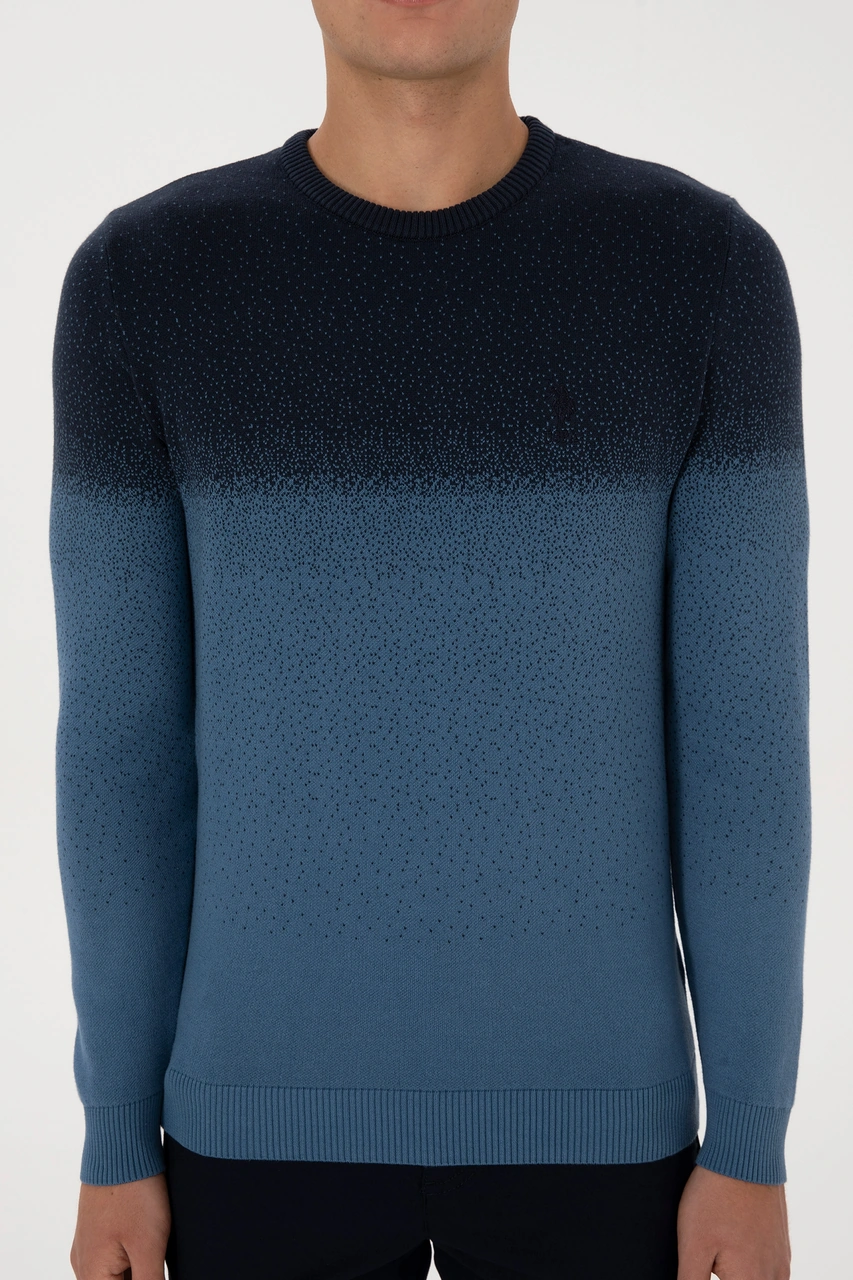 U.S. Polo Assn. Erkek Regular Fit Bisiklet Yaka Lacivert Kazak 50307871-VR033 U.S. Polo Assn. Erkek Regular Fit Bisiklet Yaka Lacivert Kazak 50307871-VR033