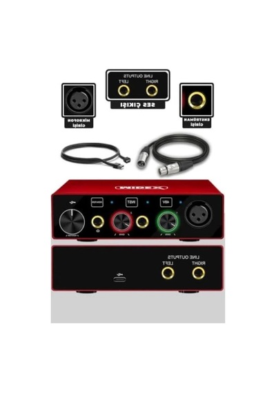 Mikrofon, Stüdyo Ses Kartı, Stand Ve Filtre İle Glx Paket Set