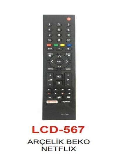 Arçelik - 3d Smart Netflix Tv Kumandası - Lcd 567