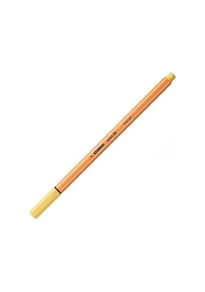 Stabilo Point 88 Ince Uçlu Keçeli Kalem 0,4 mm Açık Sarı