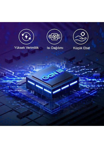 Novoo Gan 35w 2 Portlu Usb-c Pd Hızlı Şarj Cihazı Beyaz