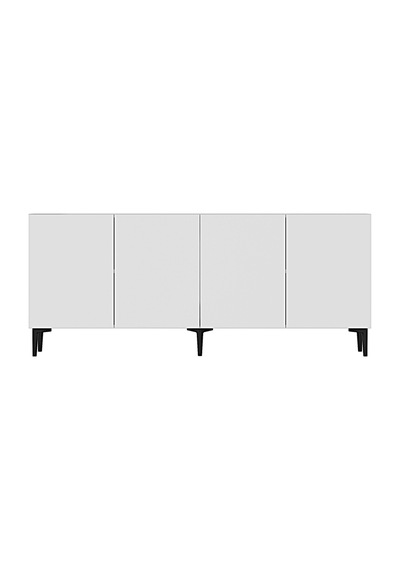Ka1899b - Aplos Konsol, Tv Stand, Tv Sehpası Ve Tv Ünitesi Beyaz 180cm